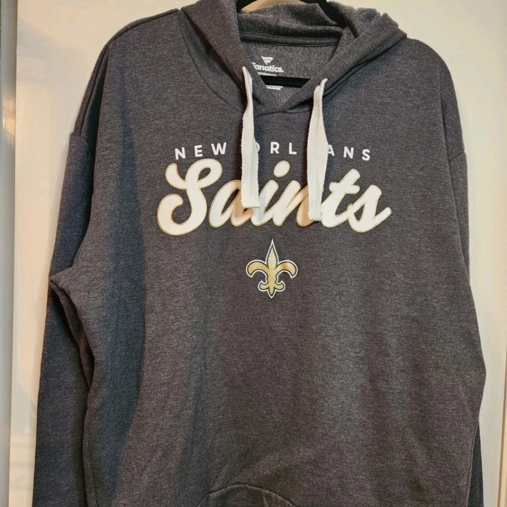 Fanatic Womens Hoodie Sweatshirt New Orleans Saints 3X
